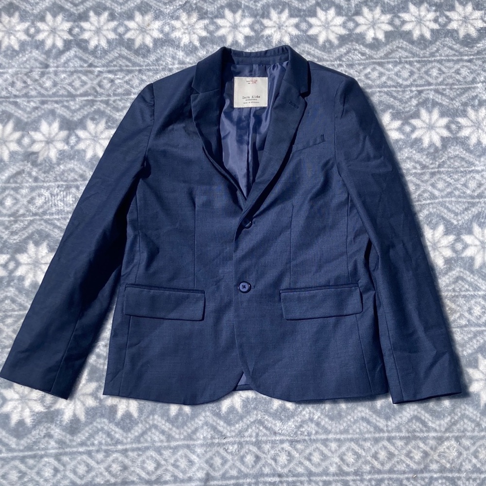 Blue boys suit set